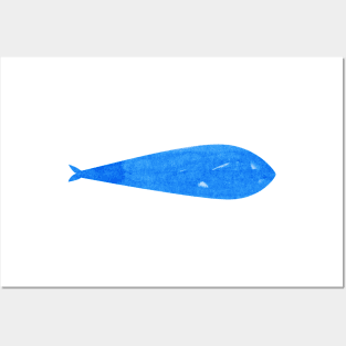 Blue fish Posters and Art